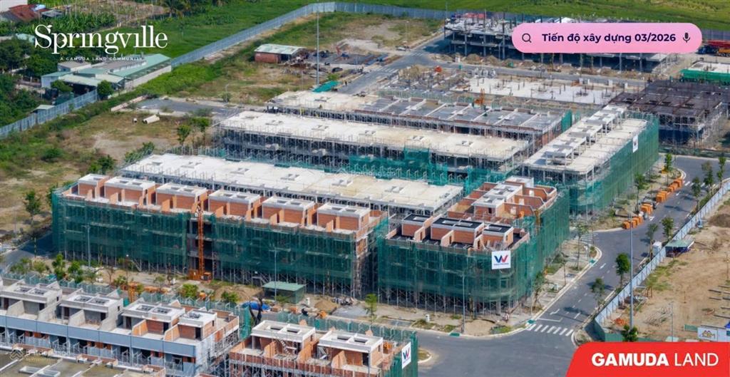 Tháng 08 giỏ hàng chuyển nhượng spring ville cắt lỗ mạnh cơ hội sở hữu nhà phố, shophouse giá tốt