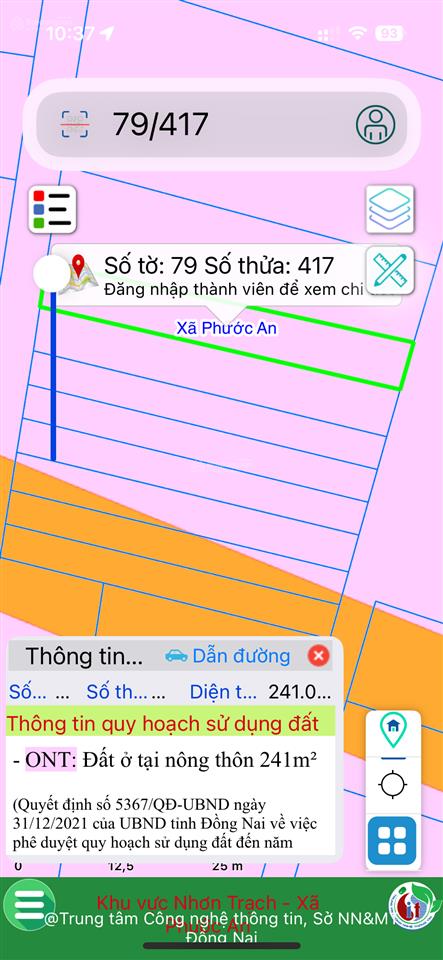 Lô đất đẹp giá rẻ con sót lại ở xã phước an, thích hợp xây nhà vườn hoặc dãy trọ