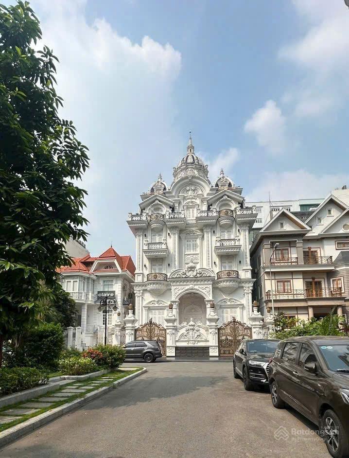 Biệt thự trong khu compound him lam đường phổ quang dt 15x16m hầm 4 tầng ntcc giá 84 tỷ