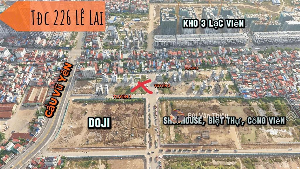 Bán đất tuyến 1 dự án 226 lê lai , ngô quyền , hải phòng