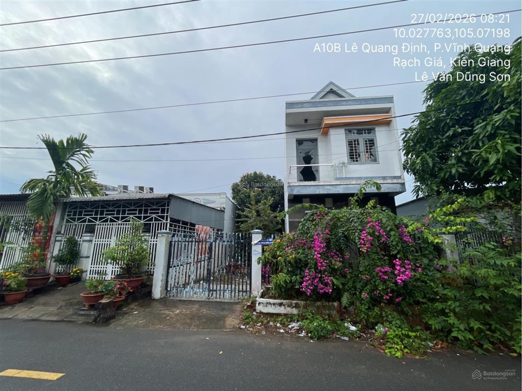 Bán 216m2 đất tại khu cầu suối, quang trung, phường vĩnh quang, rạch giá, kiên giang 03342517