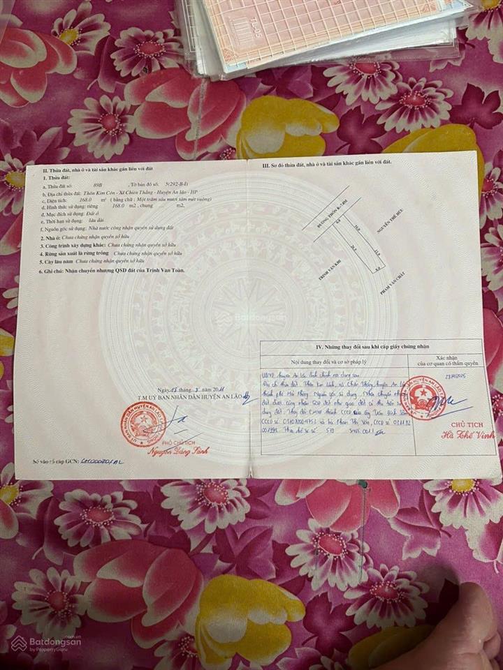 Đất đẹp bán tại xã chiến thắng, 3,35 tỷ, 168m2, hàng hot bao đẹp