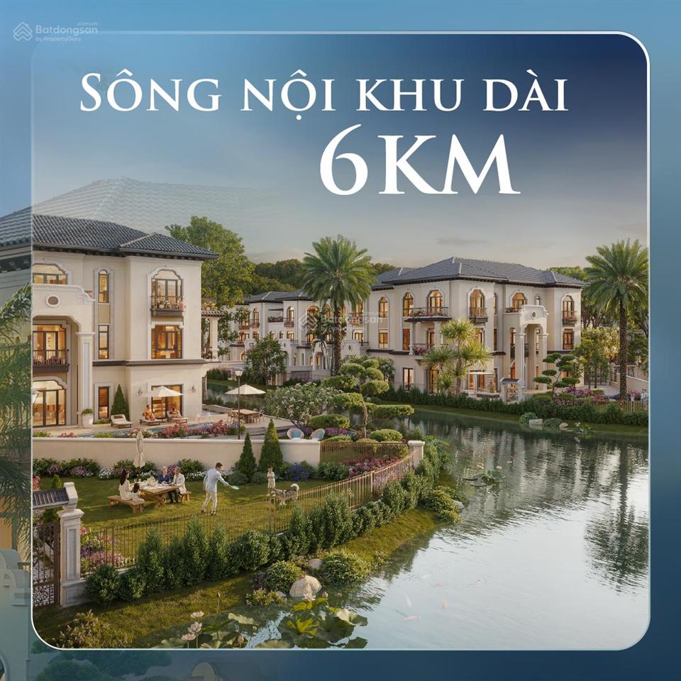 Hơn 3 tỷ có ngay biệt thự ven sông chuẩn sống thượng lưu mơ ước của mọi nhà tương lai x2 sau 3 năm