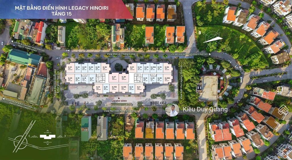 Mở bán đợt cuối chung cư legacy hinoiri hòa lạc. quỹ căn đẹp nhất, chiết khấu lớn nhất
