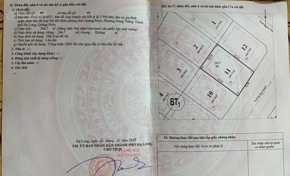 Bán đất biệt thự biên phòng hùng thắng