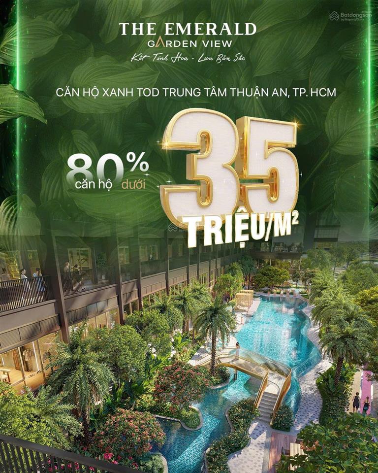 Mở bán căn hộ emerald garden view chiết khấu đến 12%, thanh toán chỉ 9,9tr mỗi tháng