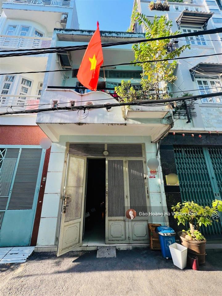 Bán nhà 2 mặt hẻm xe hơi 6m tại nguyễn bặc (sát chợ phạm văn hai), dt 3.7 x 11m, giá chỉ 7.6 tỷ tl