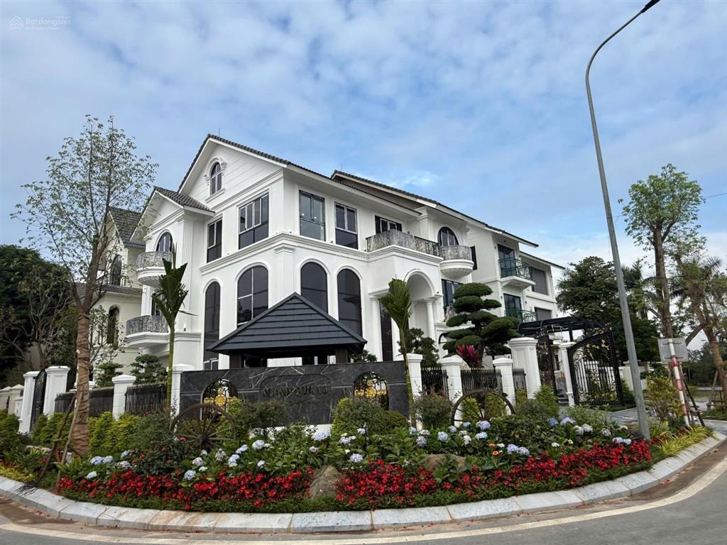 Bán lô bt đơn lập góc 345m tại sunny garden city, trục chính kinh doanh, sẵn hđ thuê. 0981 669 ***