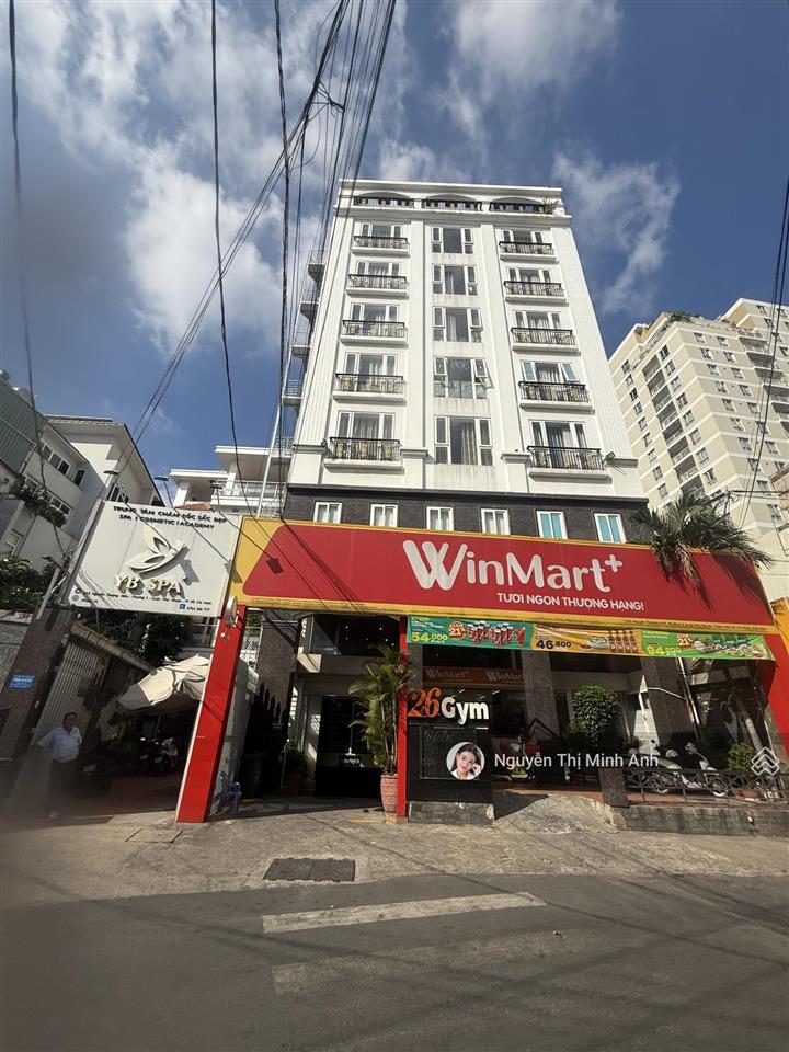 Thu nhập 400 triệu 105 tỷ! bán tòa nhà 1946m2 nguyễn thượng hiền, bình thạnh hầm 9 tầng