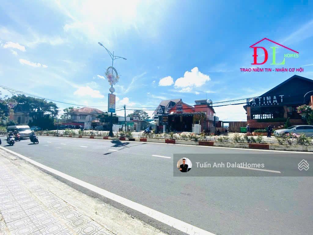 Bán lô đất vàng mặt tiền ba tháng tư đà lạt, 419m² mặt tiền lớn 14m vuông vức lợi 1 hầm