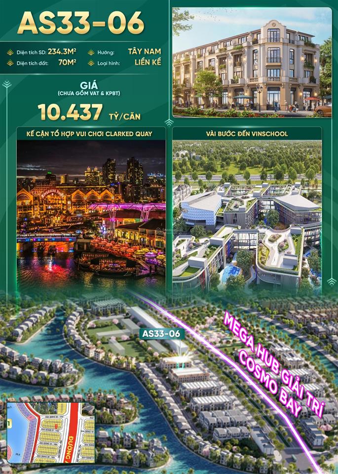 Nhà phố liền kề dự án biển vinhomes green paradise cần giờ giá tốt, độc quyền 11.249 tỷ