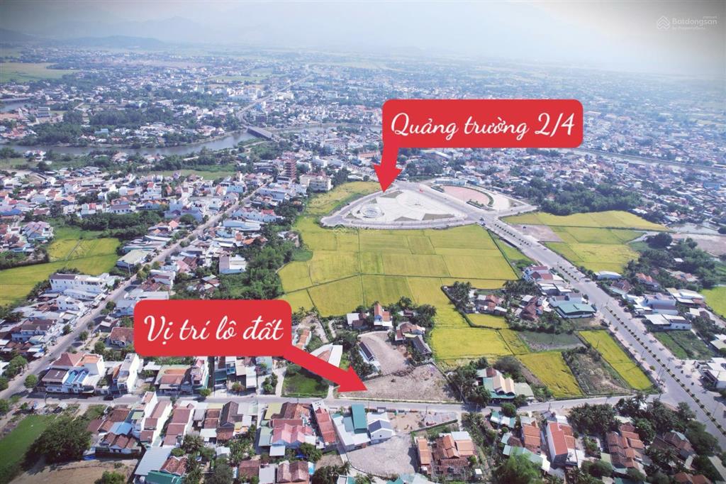 Bán lô đất 2 mặt tiền đường nhựa trung tâm phường ninh hòa kề quảng trường 2/4, ngang 7,5m