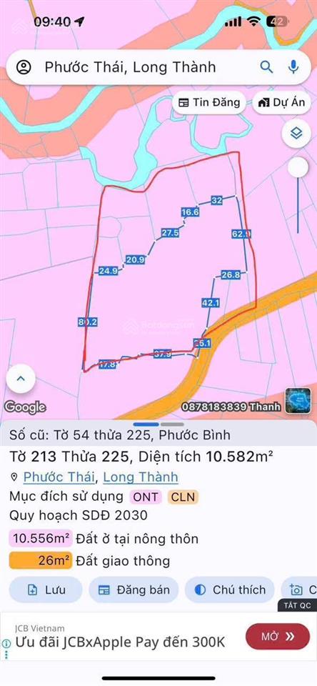 Bán đất xã phước thái tiềm năng đầu tư sinh lời cao