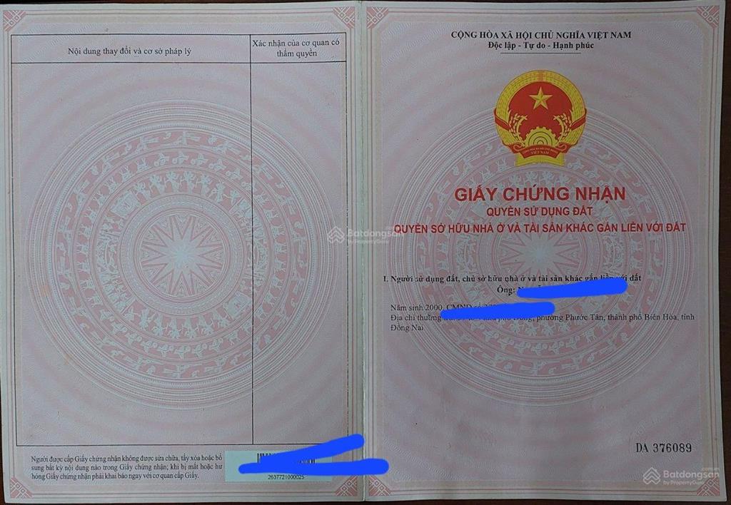 Bán đất mặt tiền hoàng đình cận, full thổ, móng lầu, xây dựng ngay giá 2,05 tỷ (thương lượng mạnh)