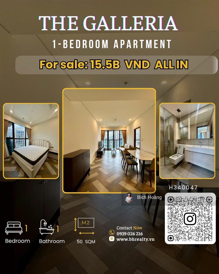 The galleria bán căn 1pn suất spa full nt