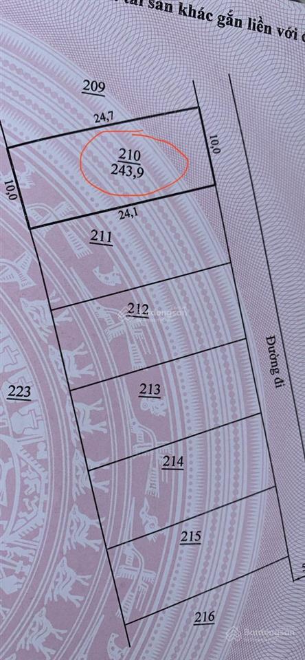 Chính chủ bán đất đẹp lộc an gần 244m² đường lớn, dễ xây nhà, giá tốt trong khu