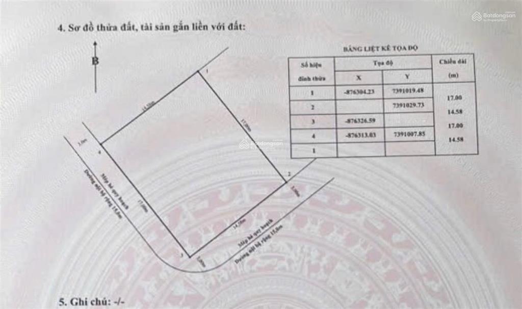 Cần tiền bán gấp lô góc 248m2 lô 26 lê hồng phong sau mdm ngang 14.6m đường 15m