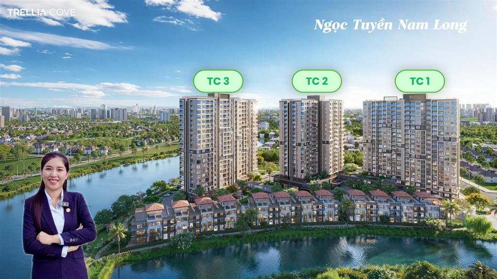 Chiết khấu 15.5% căn 2pn/2wc, giá 5,1 tỷ(đã vat). thanh toán 10% ký hđmb cđt nam long