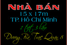 Bán rẻ nhà phố 15m x 17m, 1 trệt, 3 lầu, Dương Bá Trạc, quận 8, thành phố Hồ Chí Minh