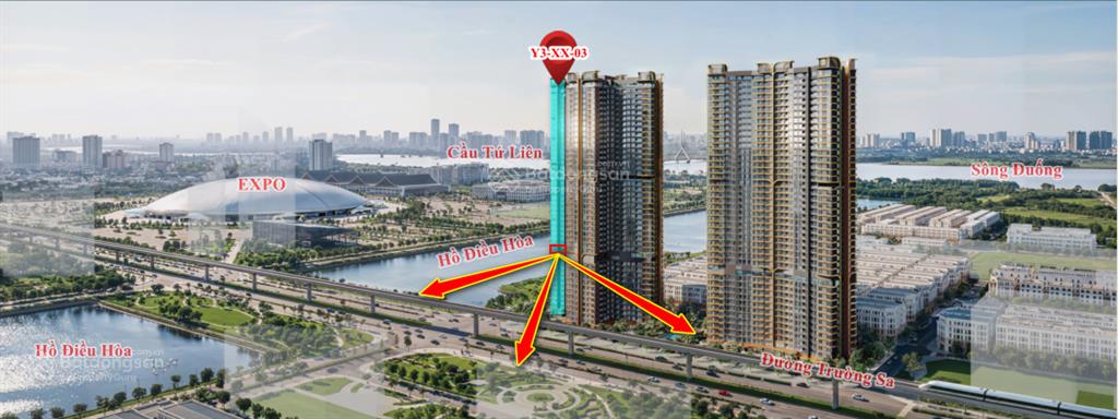 Chỉ từ 18.52 tỷ có ngay căn hộ 3pn, 3wc, 114.3m2 tại lumière essence peak view hồ và pháo hoa