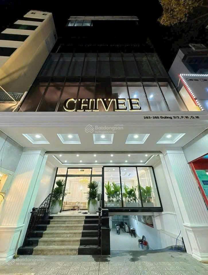 Một trong số ít! building hầm 7 tầng đường 3/2, dt hiếm 9mx25m 1200m2 mới cứng. ngộp bank bán gấp