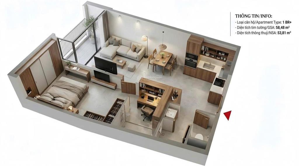 Suất ngoại giao! giá 1 tỷ 4x (100%) sở hữu căn hộ fours chiết khấu 28,5% tt 70% nhận nhà