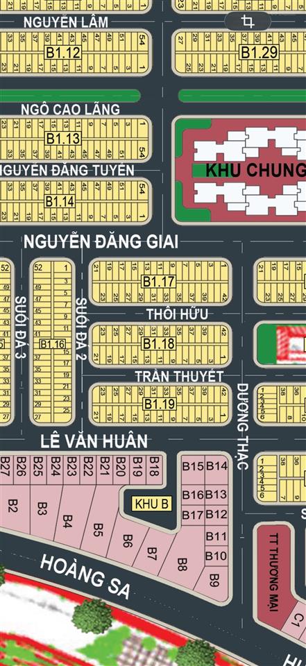 Bán đất đường trần thuyết vị trí đẹp