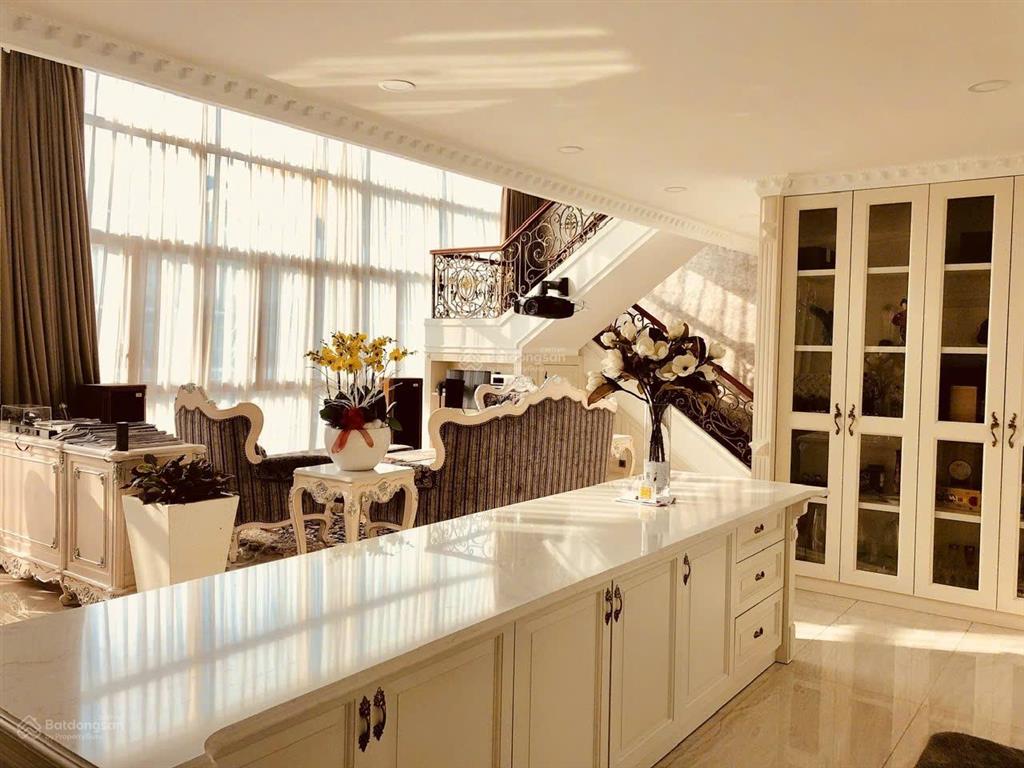 Bán penthouse view sông đẹp the vista an phú 2 tầng ở 1 tầng sân vườn 450m2 5pn 4wc, giá 45 tỷ