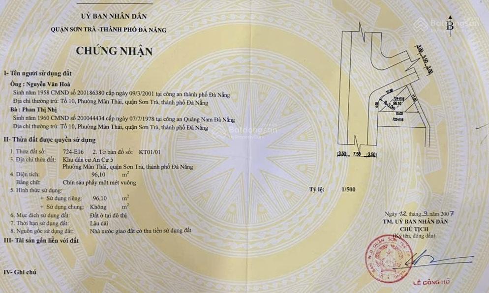 Đất 2 mt phạm vấn tân phú 1, vị trí đẹp xây khách sạn giá tốt