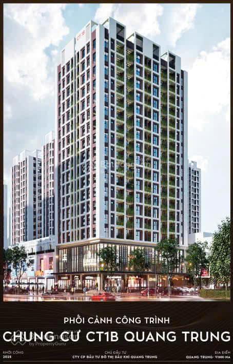 Bán gấp căn chung cư dầu khí mặt đường định công tráng giao đường quang trung, vinh chỉ 40 triệu/m2
