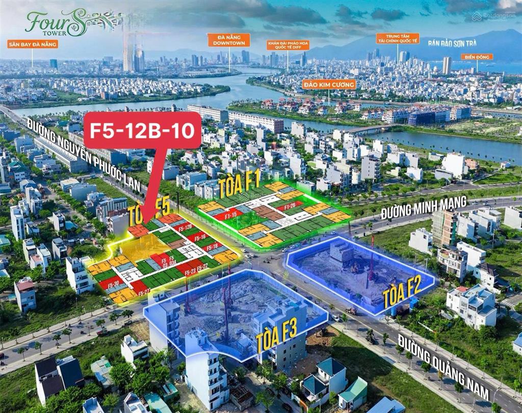 Fours tower bán căn ngoại giao pháo hoa sông hàn 1pn + 1 chỉ 2 tỷ 609 f512b10