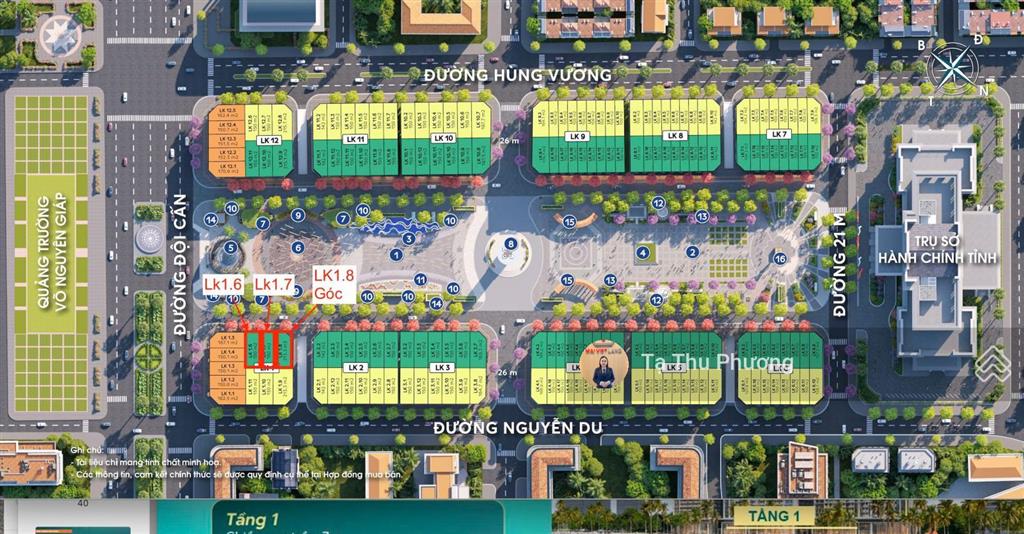 Bán shophouse quảng trường tp thái nguyên chỉ 17,6 tỷ sổ lâu dài nhận nhà 11/2026