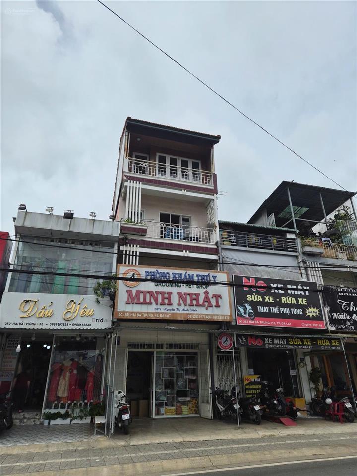 Cần bán nhà mặt tiền hai bà trưng, tp đà lạt, đang cho thuê.