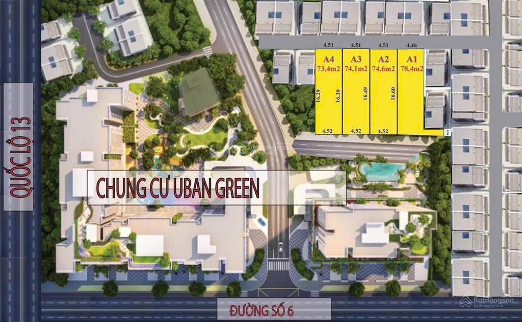 Hàng f0 mới sau lưng urban green 78,4m² 5,6 tỷ