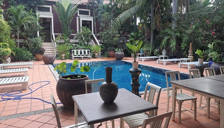 Bán biệt thự mặt tiền Nguyễn Thị Phố, Tân Đông Hiệp, Dĩ An, Bình Dương, 4130m2, 2 tầng, ngang 24m