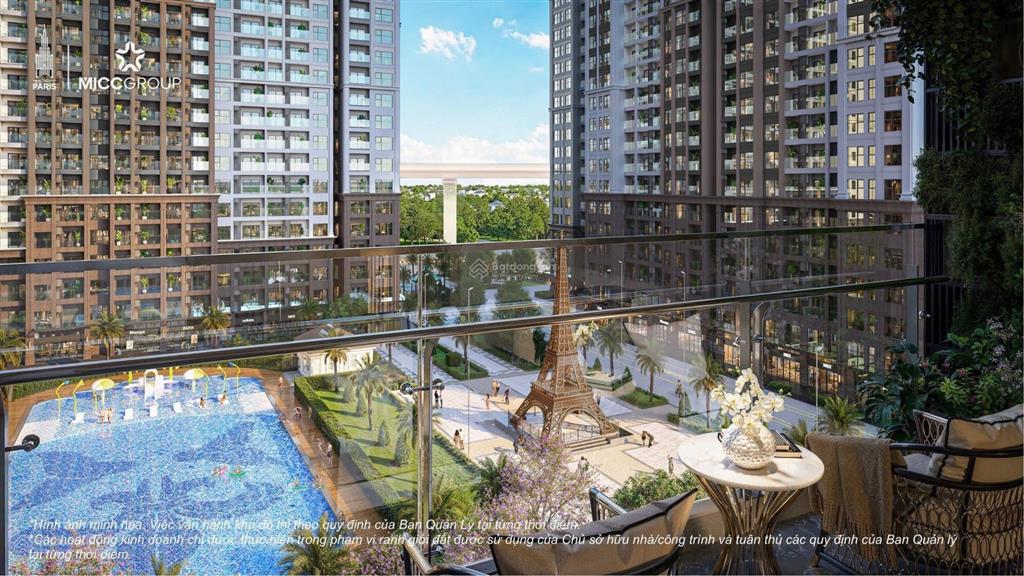 Rẻ vô địch, chỉ 2,850 tỷ sở hữu căn 1pn 43,8m², đông bắc, paris vinhomes. 0869 547 ***