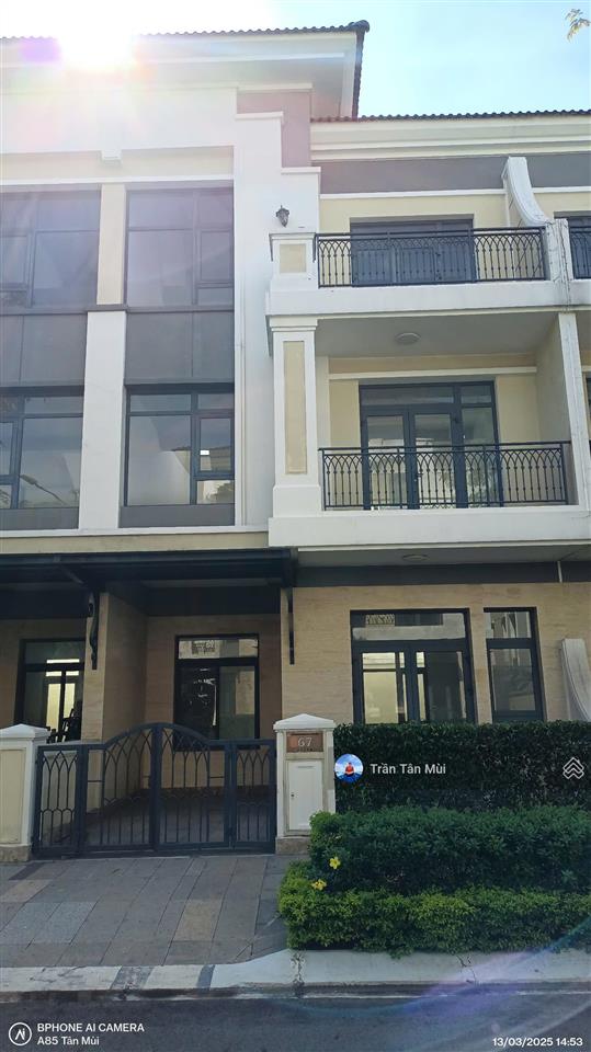Bán nhà phố hướng đông verosa park, nhà thô 6x17 102m2, sổ hồng giá 17,3 tỷ tl
