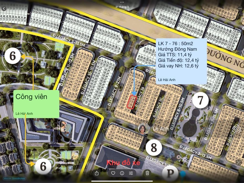 Em đang có căn lk 50m2 mặt tiền 5m giá 10,8 tỷ ht lãi suất 24 tháng em lê anh 0934 511 ***