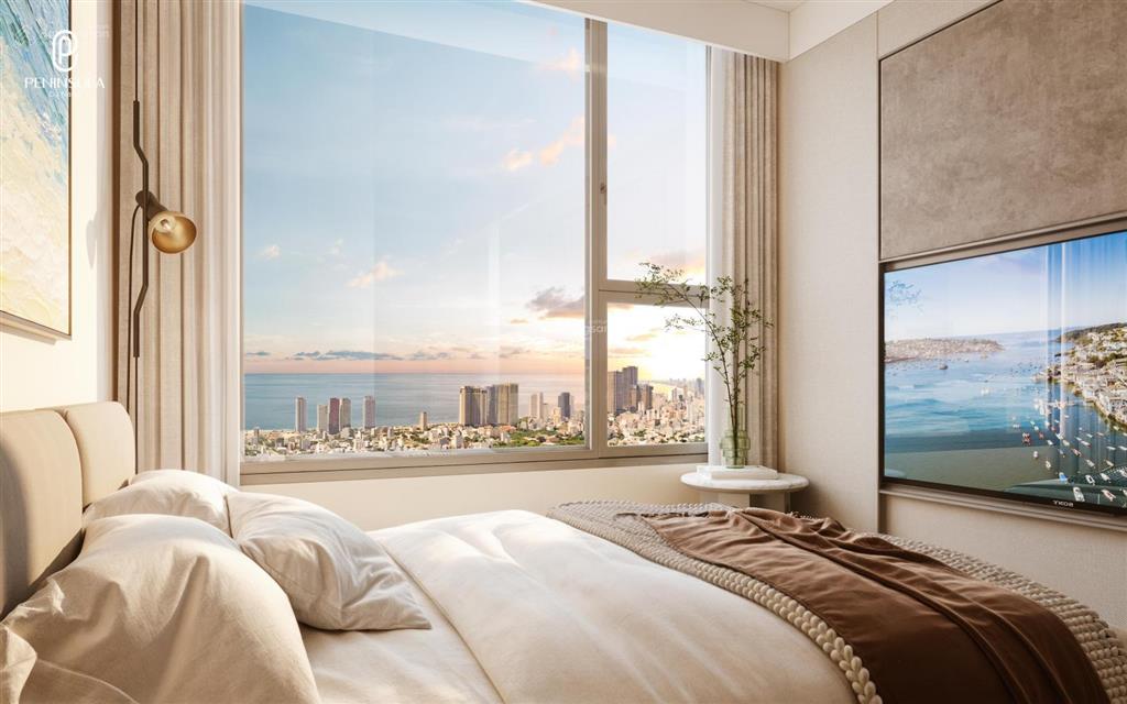 5,27 tỷ, tầng 28, 77,6m² view panorama biển mỹ khê + sơn trà + trung tâm đà nẵng sổ đỏ vĩnh viễn