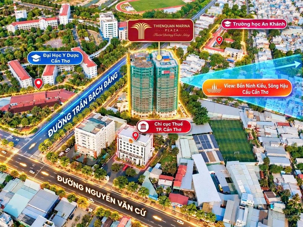 Bán căn góc 96,7m² 3pn 3tỷ350 thiên quân marina cần thơ