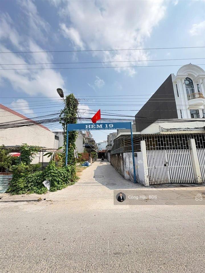 Hàng rẻ. lô đất 199m2. odt 116.7m2. hẻm 5m đường nguyễn công trứ, p. đông hòa. giá 4.45 tỷ tl