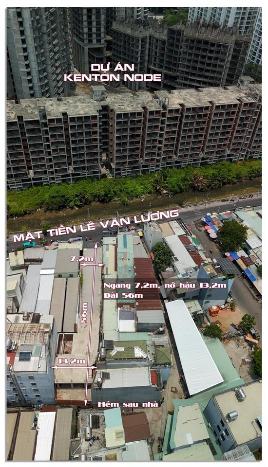 Chỉ 39 tỷ (110 triệu/m2) mặt tiền lê văn lương dt 336m2