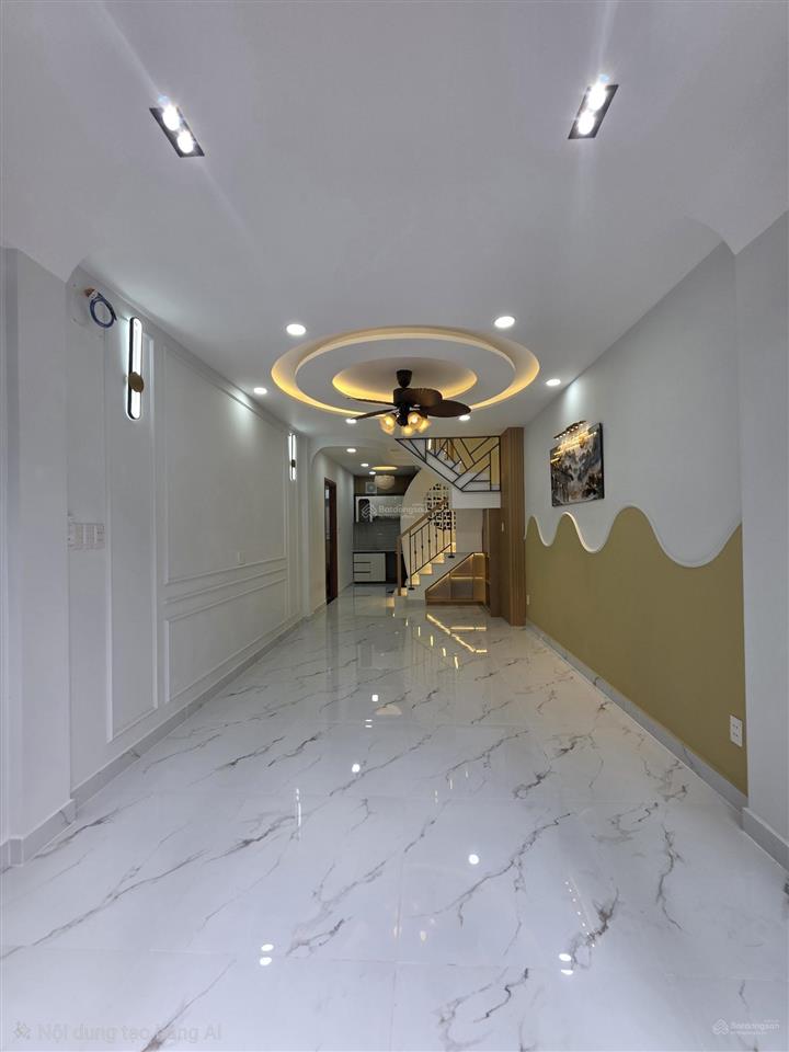 Nhà 3,5m nở hậu 6m dài 10m đúc 2 tầng 3pn 90/29 lê hồng phong