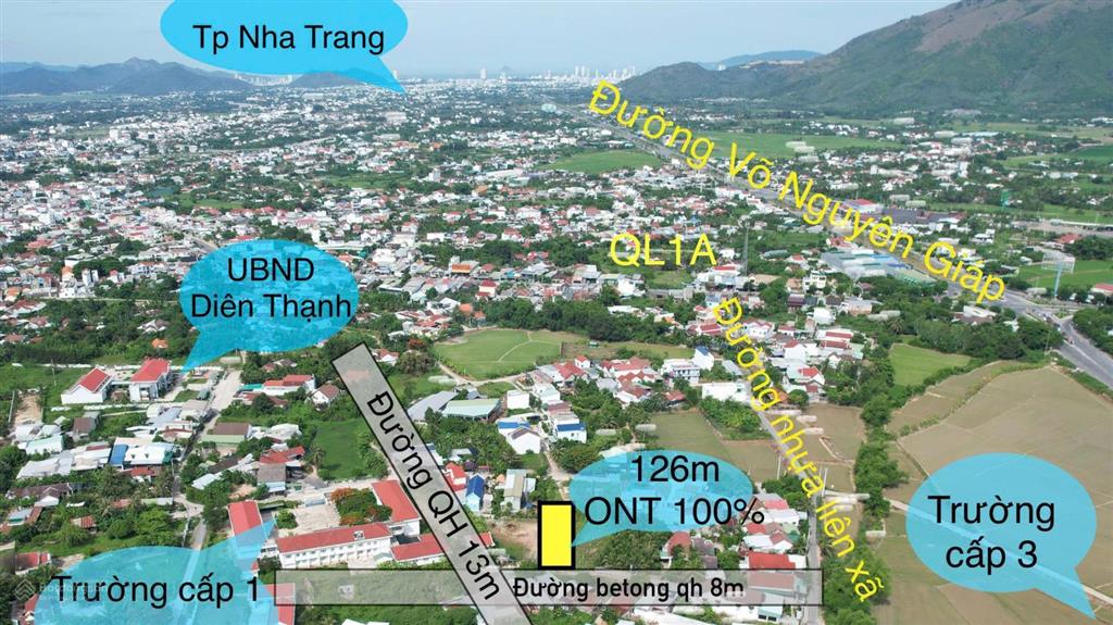 Bán đất full thổ cư diên thạnh diên khánh