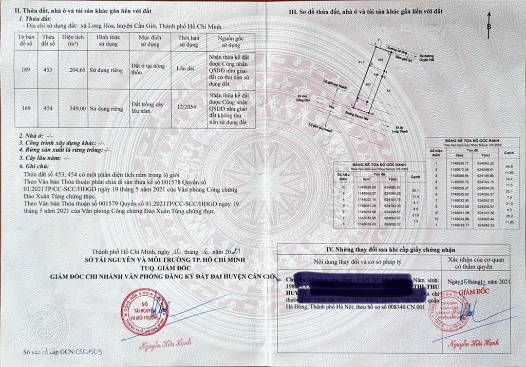Cần tiền bán lô đất mặt tiền đường duyên hải cần giờ 553m sát vinhome cần giờ