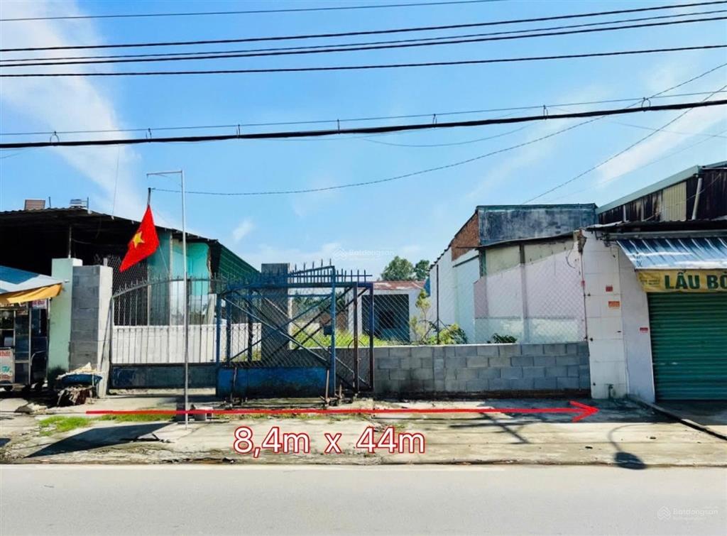 Đất mt tỉnh lộ 2 phước vĩnh an củ chi ngang 8,4x43m tc 120m2 gần bò tơ vĩnh xuân cách 1km