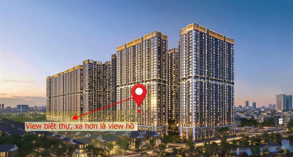 Bán căn 2pn giá tốt cạnh tranh tại the flame vine, view biệt thự, hồ trung tâm