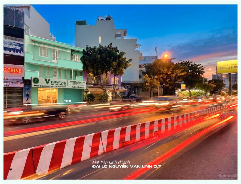 Chỉ 9,8 tỷ, mặt tiền đại lộ nguyễn văn linh q.7, ngang 8,9m dài 10m