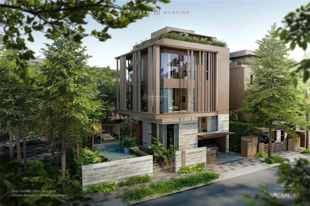 Dinh thự triệu đô orchard mansion, view công viên, view hồ trung tâm. 350m2 đất. giá 49,7 tỷ