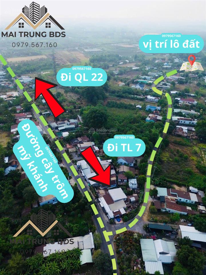 Đất vườn giá tốt tại củ chi mt nguyễn thị măng, thái mỹ 1.055m² giá 3,5 tỷ